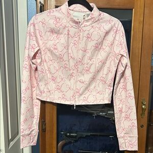 LoveShackFancy Pink Patterned Jacket